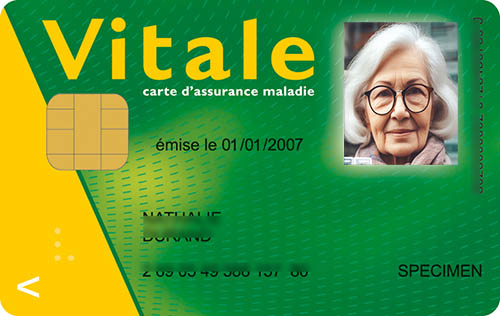 carte vitale mise à jour par la pharmacie Garenne Trivaux